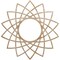 Ekena Millwork Eleanor Wood Fretwork Pierced Ceiling Medallion, Red Oak, 22"OD x 8 1/2"ID x 1/4"T CMWP22X22X0250EARO - alternate 1